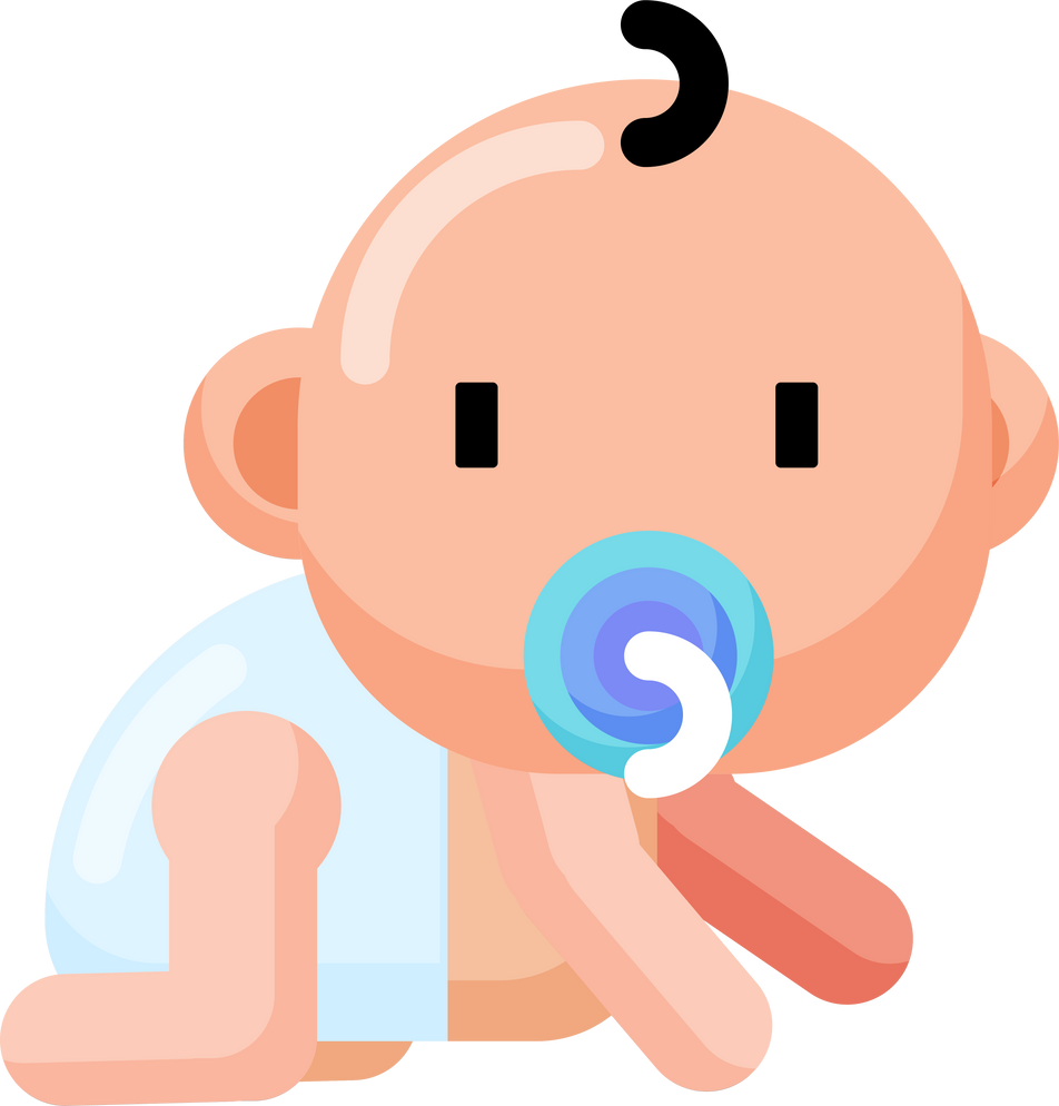 baby with pacifier